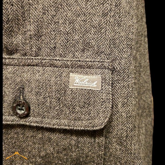 Vintage Woolrich Tweed Vest - 2XL, Herringbone, Gray/Black, EUC - Picture 4 of 7